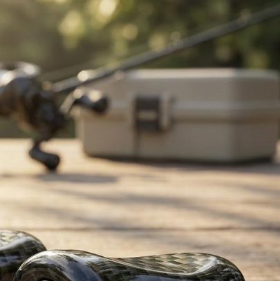 Fishing Rod Carbon Fiber - Gałka uchwytu do kołowrotka wędkarskiego z