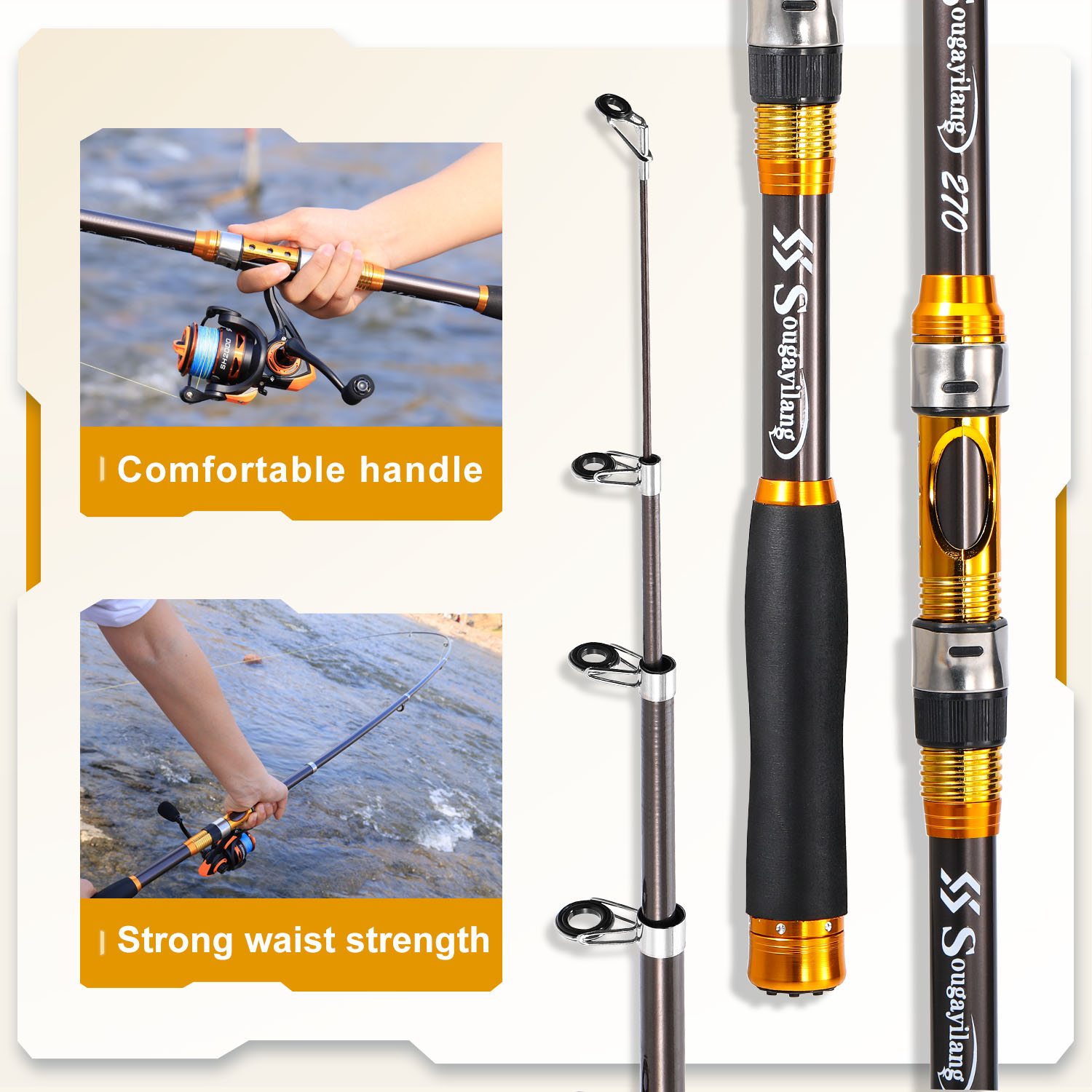 Wędka spinningowa Sougayilang  – Fishing Rod Surf recenzja i cena