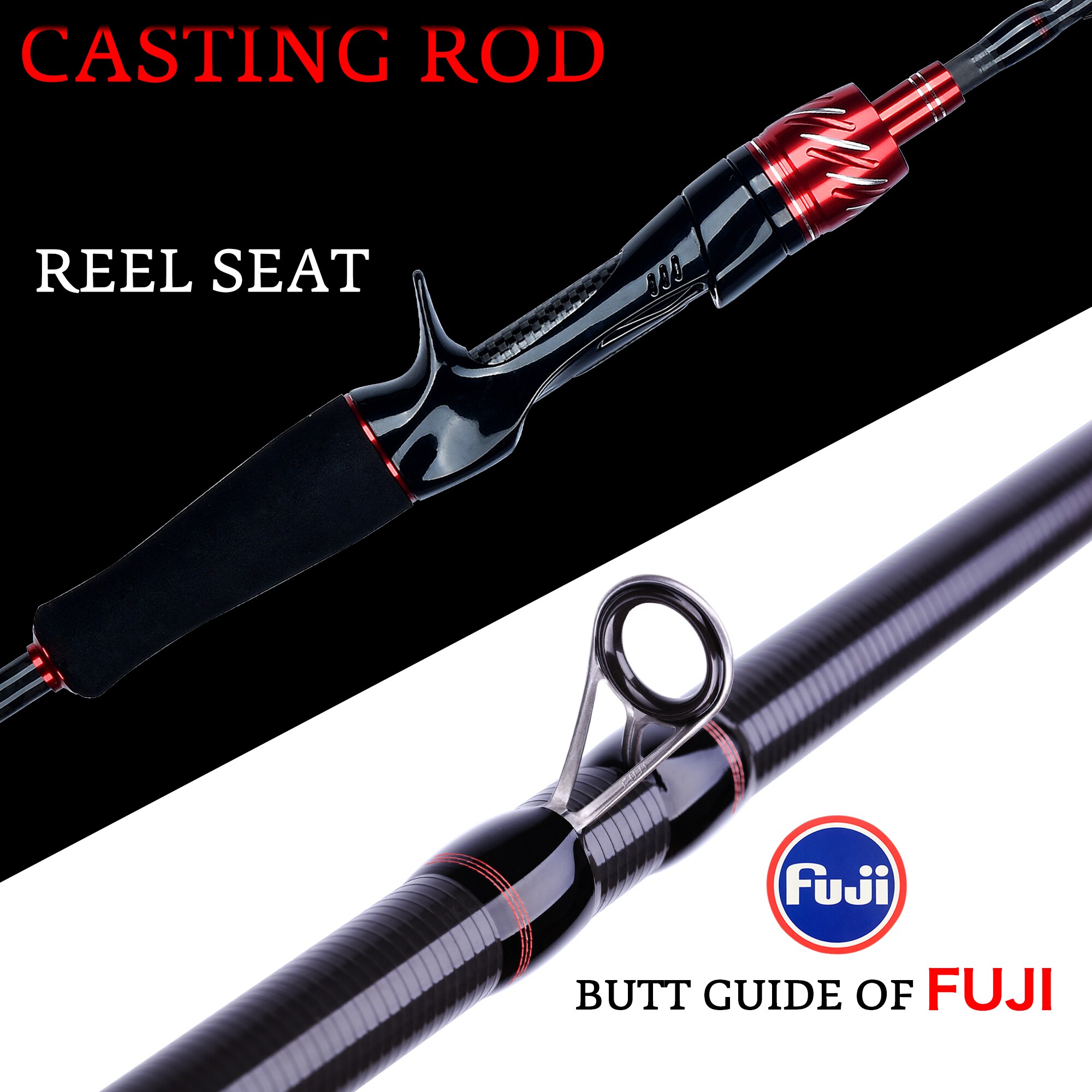BIUTIFU Podróżnik Spinning Cas – Fishing Rod Surf recenzja i cena