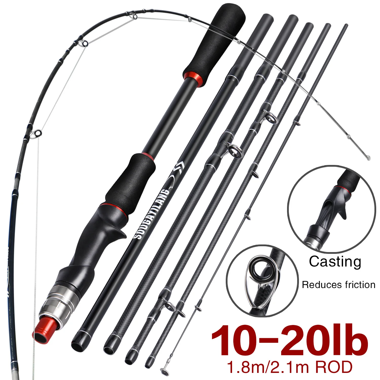 Przynęta Sougayilang 1.8m 2.1m – Fishing Rod Surf recenzja i cena